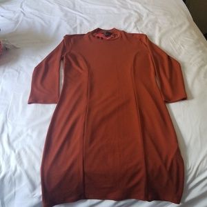 Forever 21 Burnt Orange Dress